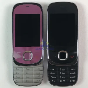 Original 7230 Old Mobile Cell Phone GSM 2G 3G Unlocked English Russian Hebrew Arabic Keyboard. Two Colors Option Made in Finland