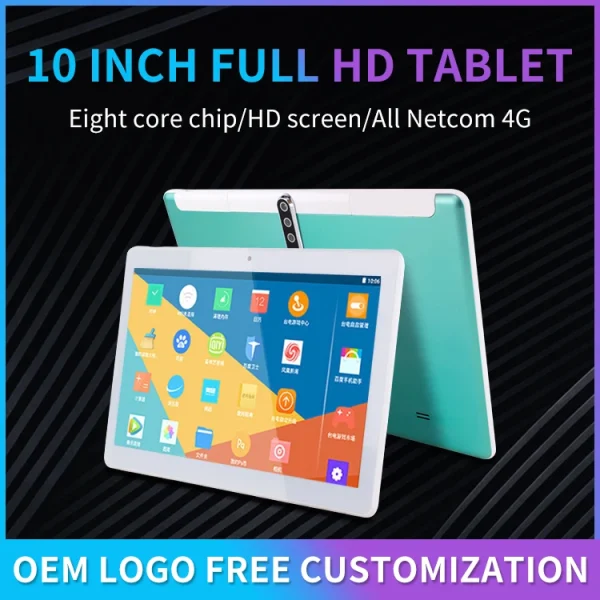 2025 Gobal Version Android Tablet Pc 10.1 Inch Android 10 6GB 128GB Deca Core Google Play WPS 5G WIFI Bluetooth Hot Sales Laptop - Image 2