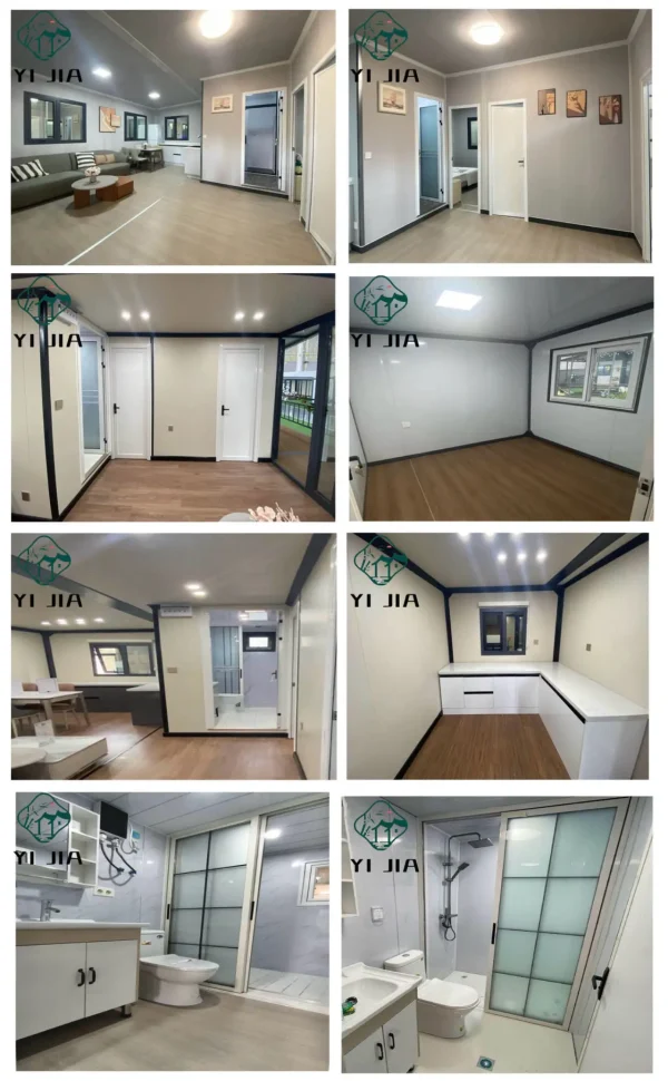 YIJIA's Ready-made Luxury Capsule Free Transportation 20 40FT2 Bedroom Foldable Expandable Modular Prefabricated Container House - Image 5