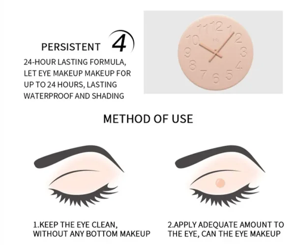 Eyes Base Waterproof Cream Makeup Primer Gel Eye Under Shadow Cosmetic Lasting Prolong Base Primer 5ml Maquiagem - Image 5