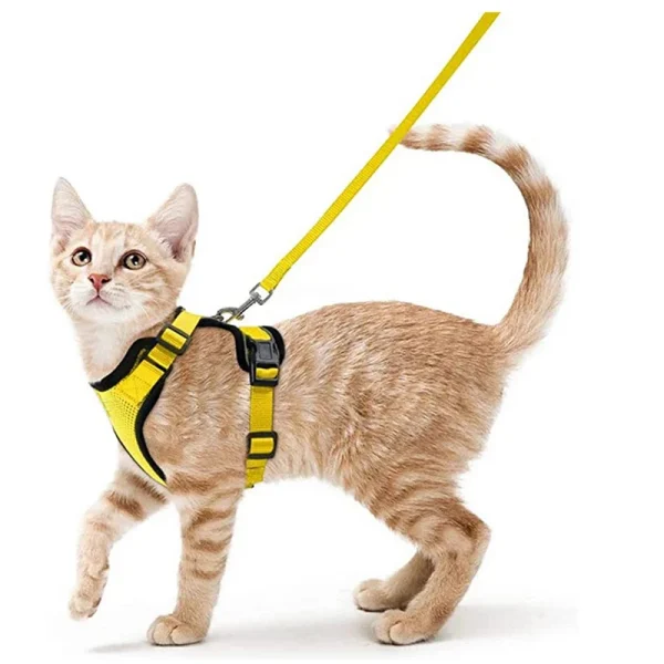 Cat Harness and Leash for Walking, Escape Proof Soft Adjustable Vest Harnesses for Cats, EasyControl - Image 17