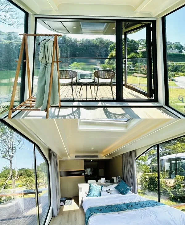 Module Prefab Outdoor Resort Houses Eco Houses for Sale Capsule House Commercial Space - Image 2