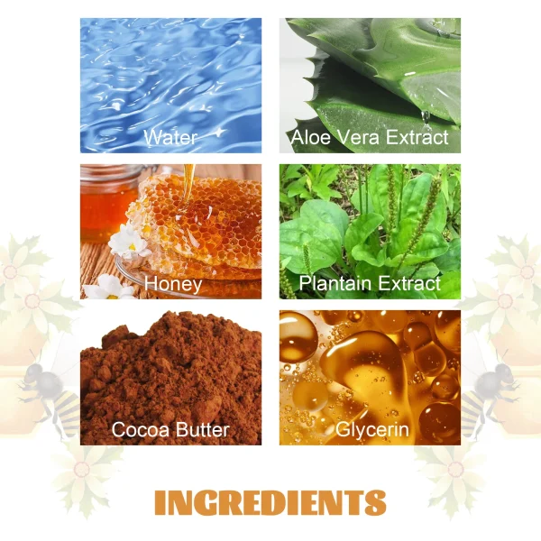Honey Shower Gels Refreshing Moisturizing Body Wash Smooth Gentle Cleansing Firming Skin Exfoliating Brighten Skin Bath Lotion - Image 6