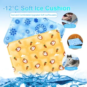 Summer Pet Cooling Mat Breathable Ice Blanket for Dogs Cats Pets Sleep Cold Bed Washable Ice Silk Pads Cushion Pet Accessories
