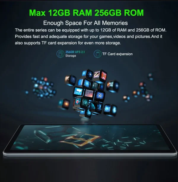 Global Version Unopened 14.1 Inch Tablet 14 Inch Android 2025 12GB+256GB 1920*1080 4G Phone Call 14inch Tablet 5G WiFi 10000mAH - Image 6