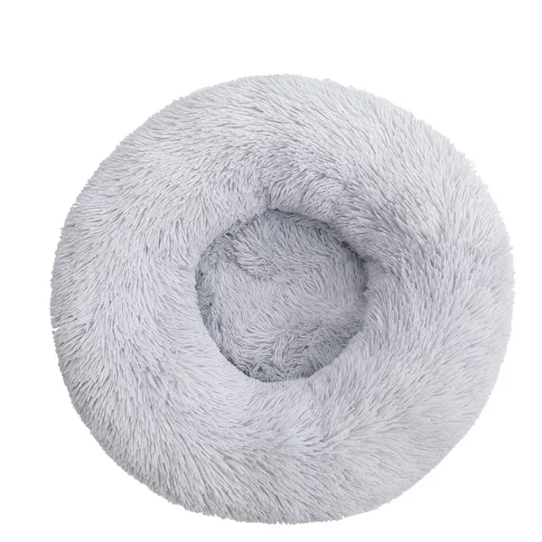 40-110cm Round Pet Bed for Large Dog Bed Super Soft Cat Bed Long Plush Dog House for Medium Dog House Winter Warm Sleeping - Image 12