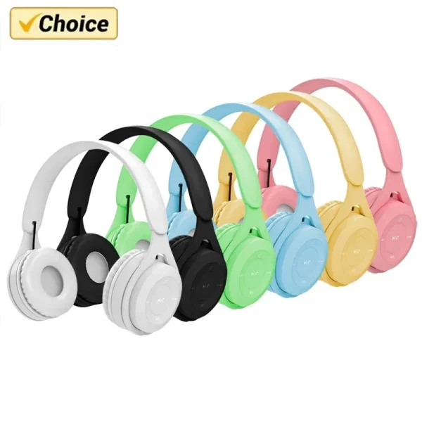 Bluetooth Headset 5.0 Bluetooth Headset Folding Wireless Sports Earphone Gaming Headsets Over-ear Headphones for Android ios
