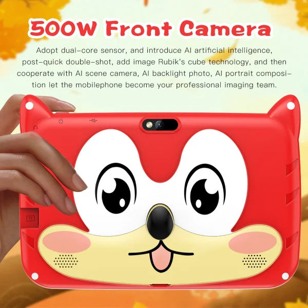 2025 New 7 Inch Kids Tablets Android 13 Quad Core 4GB RAM 64GB ROM 5G WiFi Bluetooth Google Learning Education Tablet PC 4000mAh - Image 5