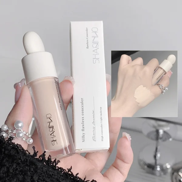 Flawless Finish Liquid Concealer Full Coverage for Blemishes Dark Circles & Freckles Smooth Application Long-Lasting, - Image 7