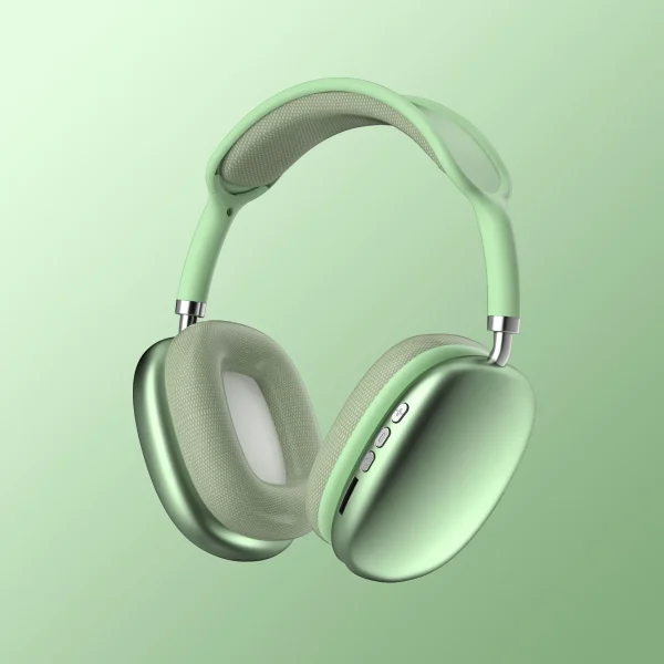 New P9Pro Max Wireless Bluetooth Headphones Noise Cancelling Mic Over Ear Sports Gaming With TF Card Slot Headset Earphone - Image 10