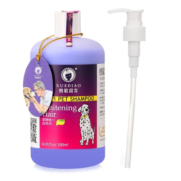 500ml Pet Shampoo and Conditioner All Natural 4 in1 Dog Shampoo Body Wash for Puppy dog Shower Gel Pet Friendly Formula 17oz - Image 9