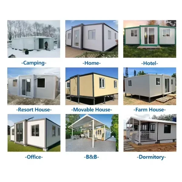 Expandable Container Houses on Trailer 40 Foot Container House Prefabricated Tiny Home on Wheels Ready To Ship - Image 5