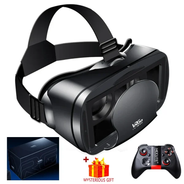 VRG Pro VR Glasses Virtual Reality Headset Devices Viar 3D Helmet Goggles Lenses Smart For Smartphone Cell Phone With Controller - Image 12