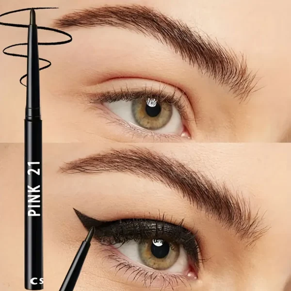 5-Pack Waterproof & Sweat-Proof Black Eyeliner Pencil -Long-Lasting, Smudge-ProofFor Bold Eye Makeup, EasyGlide Formula for Perf - Image 3