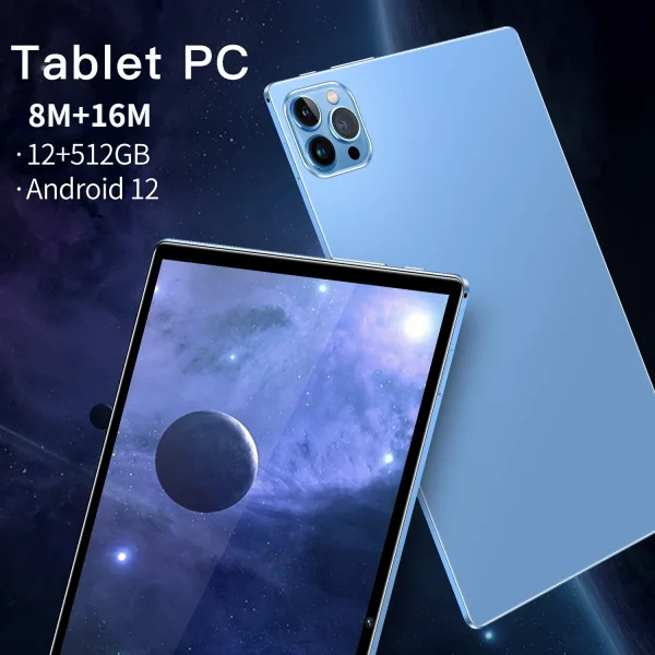 2025 Android 12.0 Tablet PC 10.1 Inch 12GB RAM 512GB ROM WIFI GPS 4G LTE Phone Tablet Gifts Tablet - Image 2